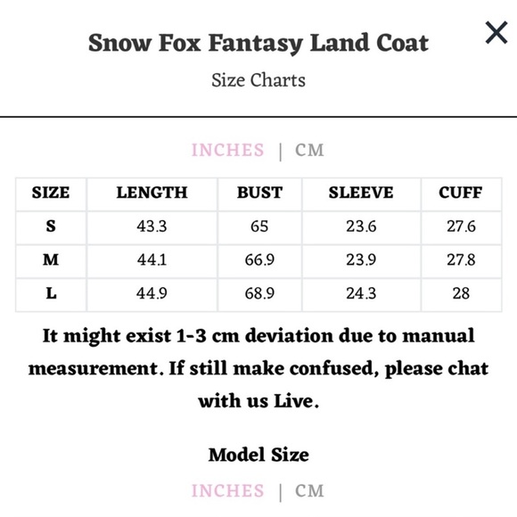 *NWT* LACEMADE Snow Fox Fantasy Land Coat in Winter White, Fully Lined, Belt — S - Picture 8 of 10